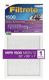 FILTER AIR 1500MPR 20X30X1IN